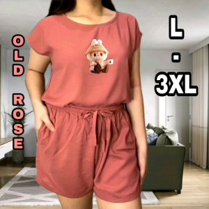 PLUS SIZE TERNO SHORT WITH HIGH QUALITY PRODUCT FIT XL-3XL COTTON SPANDEX