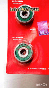 Laher Bearing 6300 & Bantalan Roda 6300 Honda