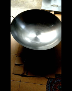 Penggorengan Kuali/Wok/Wajan plat baja 90 cm import tebal anti lengket