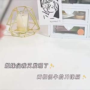 【ReadyStock】刀峰刷镰刀眼线刷子 眉毛刷子Slim Eyeliner brush Eyebrow Brush Eyeliner Makeup Brush Makeup Brushes Eyeliner Brushes