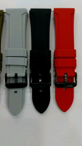 Quick Release Rubber Tali Jam Tangan Buat Alexandre/Expidition/Guess/Bonia/Dll 24mm