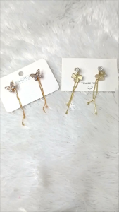 Bundara Acc-1635 & Anting Rumbai Panjang: Aksesoris Fashion Wanita Korea