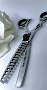 MB Gunting Rambut Kidal/ Tangan kiri 6in Sasak 50%. set Stainless steel 440C