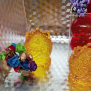 Giỏ Kim Khối Lưu Ly( giỏ tiền vàng)