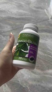 Viên uống bổ não GINKGO MỸ 120mg - Hũ 340viên - Hàng mua tại siêu thị COSTCO.
