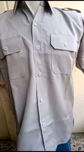 Kemeja Dishub Abu Lengan Pendek: Baju Dishub Lengan Pendek Abu-Abu