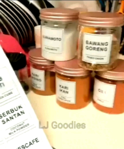 Balang Kuih (250 350 500 600 850ml) Bekas Rempah Kedap Udara / Balang Biskut / Bekas Plastik Dapur / Spice Container
