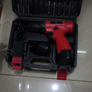 Mitsushi 12V Double Speed Li-ion Battery with LED Power Indicator Rechargeable Cordless Drill Driver with Accessories Kit