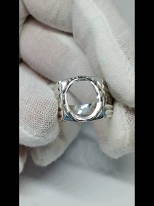 🇲🇾◆H52★Ring Casting Silver 925 ★Sarung Cincin ★Stone: 12 x 14mm★±10.00gm★Bingkai cincin Perak