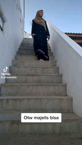 Abaya Gamis Dubai Abaya Wanita Gamis Outer Hitam