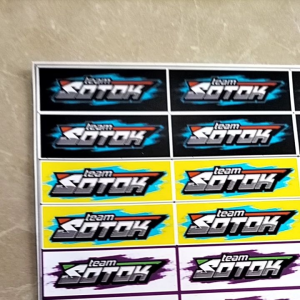 Stiker Team Sotok | Stiker Audio | Stiker Anti Air | Stiker 1 Lembar | Stiker Pack Ukuran 21cmx31cm
