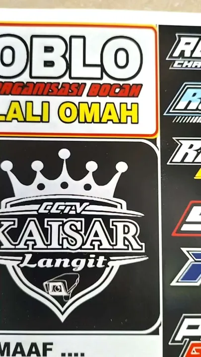 Stiker Kata Kata | Stiker 1 Lembar | Stiker Pack Ukuran 31cmx47cm ...
