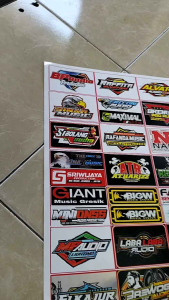 Stiker Sound | Stiker 1 Lembar | Stiker Pack Ukuran 31cmx47cm