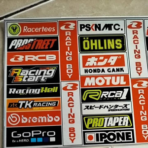 Stiker Racing | Stiker Motor Sport | Stiker Anti Air | Stiker 1 Lembar | Stiker Pack