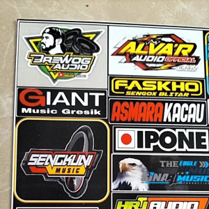 Stiker Sound System | Stiker Audio | Stiker Sound System Audio | Stiker Sound System Anti Air | Stiker Logo Sound System
