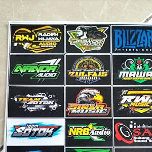 Stiker Sound System | Stiker Audio | Stiker Sound System Audio | Stiker Sound System Anti Air | Stiker Logo Sound System Stiker Audio Vinyl Graftac - Lazada