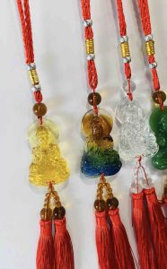Dây Phật treo xe hơi trang trí may mắn bình an