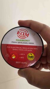 Isolasi Listrik Lakban Listrik Uk 15x20y 49mic. Merekat Kuat Elastis