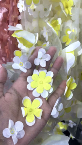 KAIN TILLE TIMBUL TIDAK PELANGI/TILLE TIMBUL