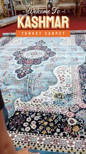 พรมเปอร์เซีย🇹🇷แคชเมียร์🇹🇷สีฟ้า