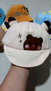 CAE - Topi Bisbol Anak Laki Perempuan 0-2 Tahun Sleepy Animal Baseball Hat Import