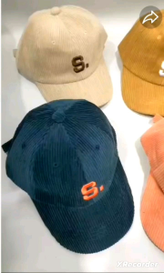 CAE - Topi Bisbol Anak Laki Perempuan 2-7 Tahun Inisial Huruf Letter S Baseball Hat Import