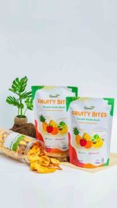 Keripik Buah Kering Mix Himari Fruity Bites Snack Cemilan Sehat 100% Produk Lokal