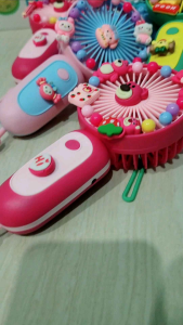 kipas angin usb portable kipas angin mini aestethic+sticker 3d sanrio