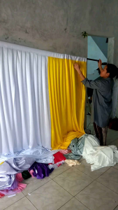 Backdrop Kain Habutay Filamin 3mx3m: Penggunaan & Keunggulan