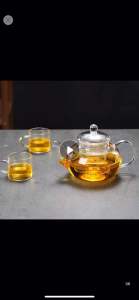 600ML/800ML High Quality Heat Resistant Glass Teapot Teko Kace Tea Fruit Tea Flower Teapot