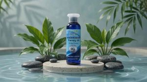 DOrganique Creations Magnesium Therapy Oil 100ml (Oil-Based Formula )with Peppermint and Lavender Oil Transdermal Massage Oil