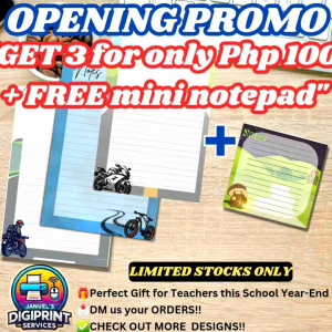 PERSONALIZED NOTEPAD
