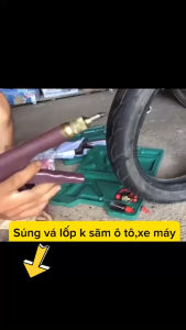 Bộ vá lốp không săm ô tô xe máy Bộ vá nấm tiện dụng cho cả xe máy ô tô