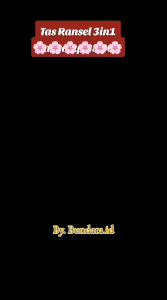 Abee Ta-1083 Tas Ransel 2in1 Motif Love Cantik Lucu