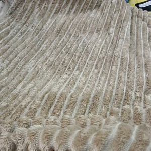 SOFT & COZY FLEECE BLANKET STRIPE QUEEN SIZE:180X200"cm & DOUBLE SIZE:150X200cm