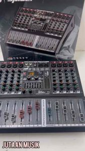 Power Mixer 8 Channel BLACKSPIDER px8 px 8 Original bluetooth