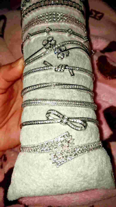 กำไลข้อมือเพชรCz