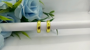 Cincin Logam Kuningan Polos Cincin Kawin