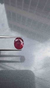 Excellent Siam RUBY 3.31ct7.5x9mm 100% Natural Loose Gemstone Red Oval Standard Heat