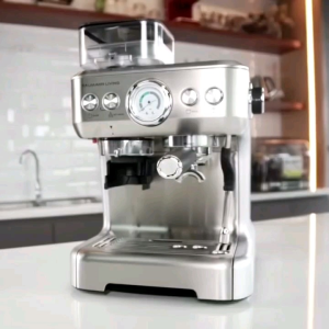 Baumann Living Professional Espresso Machine with Grinder