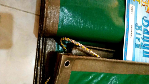 kolam terpal kotak 1X1X1 / 100x100x100 COCOK untuk budidaya ikan dll