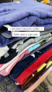 Selimut Baldu Saiz King (200x230 CM)