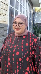 Gamis Wanita Muslimah Galla Jumbo Maxy Dress Bahan Jersey Lemon Skin Motif Garis Busui LD130 150