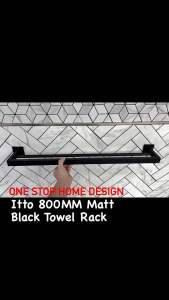 🔥ITTO🔥 800MM (32") MATTE BLACK TOWEL RACK