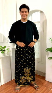 SARUNG CELANA INSTAN PRADA BATIK DEWASA MOTIF KERIS EMAS PERAK