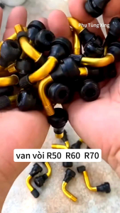 Van vòi không săm R50 R60 R70 dụng cho xe đạp điện xe máy điện xe máy lốp không ruột phụ tùng phụ kiện xe điện