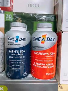 Viên Uống Vitamin Tổng Hợp Và Khoáng Chất Cho Nam Và Nữ One A Day Men’s / Women’s trên 50 Tuổi 300 Viên Của Mỹ - Date 01/2027