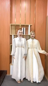 LIYANA DRESS WAFEL OUTER CERUTI//DRES RENDA TERPISAH//DRES TERBARU//DRESS KEKINIAN//DRES ABG//DRESS LEBARAN 2025