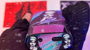 V2 V3 V4 Sticker Decals For MC RIDER SATANIC GIRL Most Requested Design
