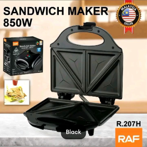 850W High quality Sandwich maker Non-Stick Coating 850bt double sided heating uniform heat easy to Clean